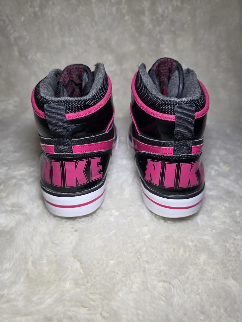 Nike Hally Hoops Mid – Rare Premium Edition – Black/Red/Pink – Size 6 Near Mint - Picture 5 of 11